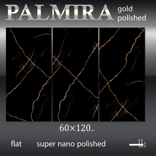 Palmira Black Ceramic Tile